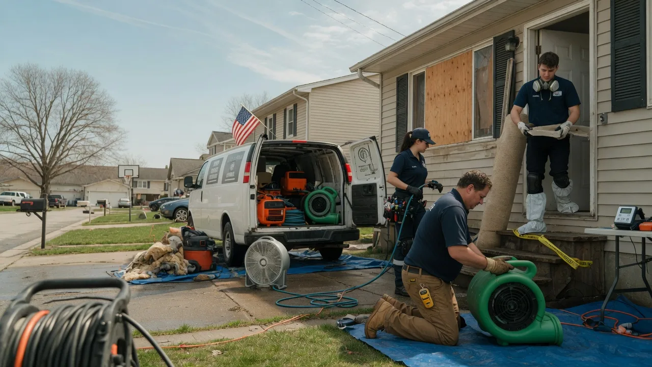 Water Damage Restoration in Bondurant, WY near me